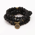 Buddha Lotus Mala Bracelet