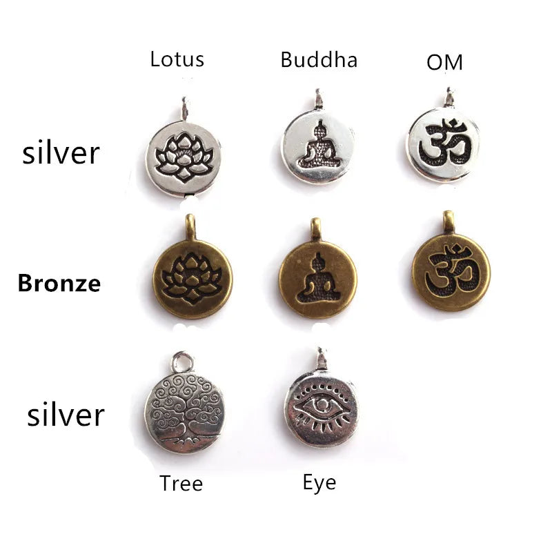 Buddha Lotus Mala Bracelet