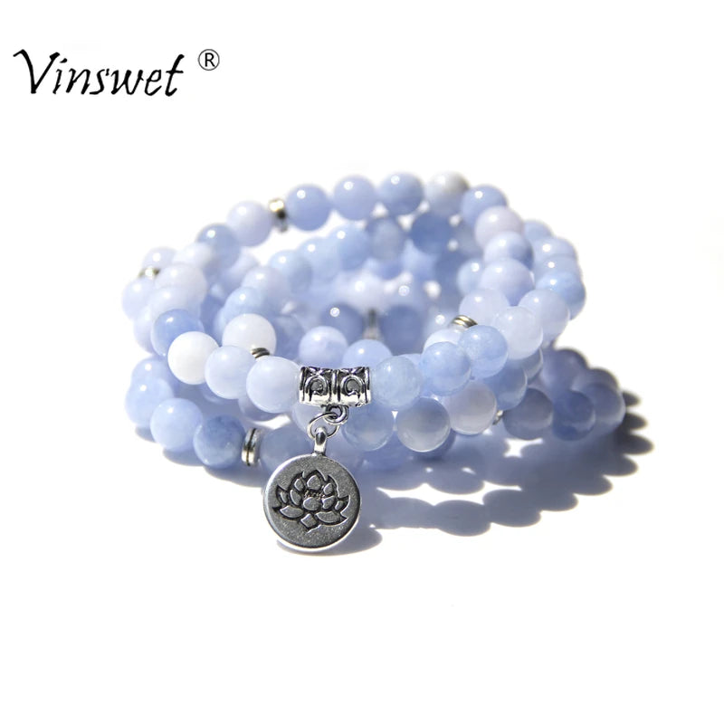 Lotus OM Buddha Charm Yoga Bracelet