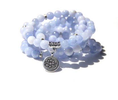 Lotus OM Buddha Charm Yoga Bracelet