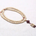 Beige Star Moon Lotus Bodhi Beads