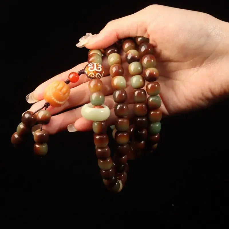 Bodhi Seed Prayer Bead Bracelet