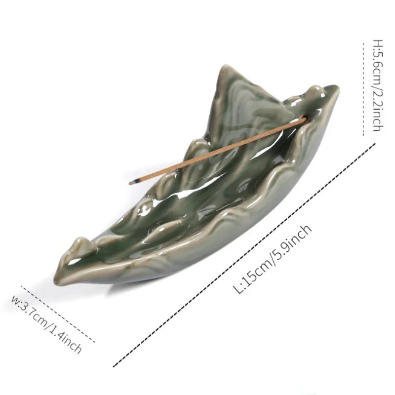 Elegant Ceramic Incense Stick Holder