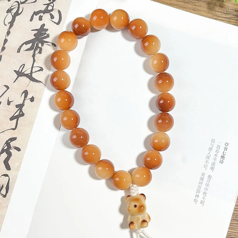 Natural Bodhi Seed Bracelet