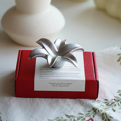 3D Glass Ceramic Lily Incense Holder