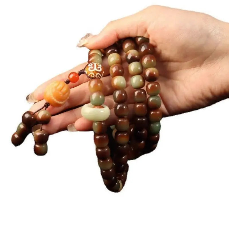 Bodhi Seed Prayer Bead Bracelet