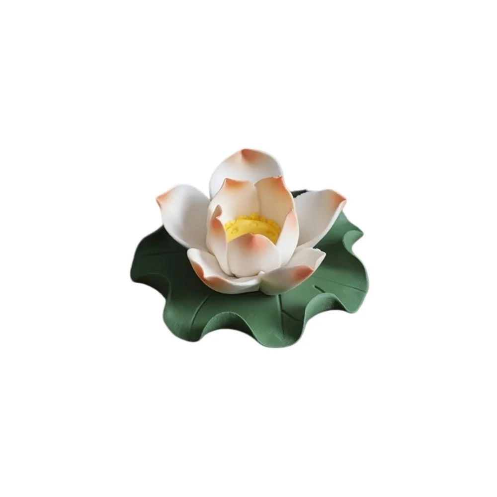 Vintage Ceramic Lotus Censer
