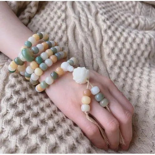 Bodhi Seed Prayer Bead Bracelet