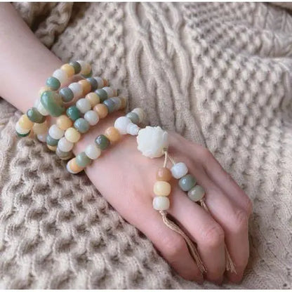 Bodhi Seed Prayer Bead Bracelet