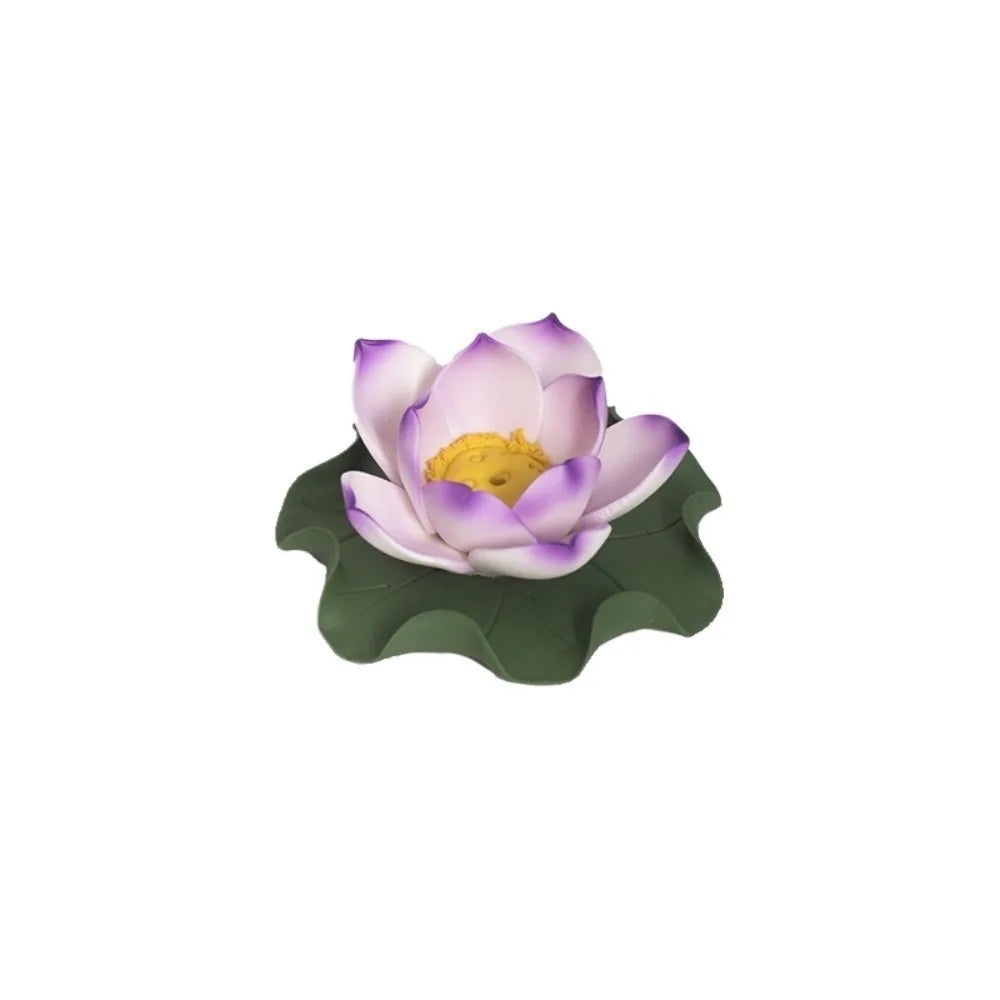 Vintage Ceramic Lotus Censer