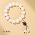 Natural White Jade Bodhi Bracelet
