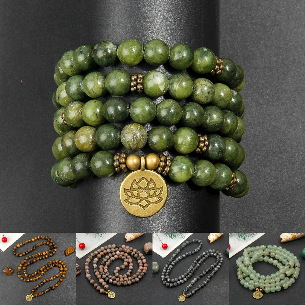 Bohemian Women Multi Wrap Mala Bracelet
