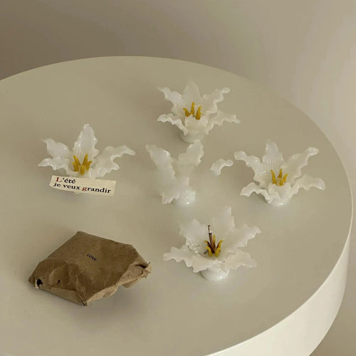 3D Glass Ceramic Lily Incense Holde