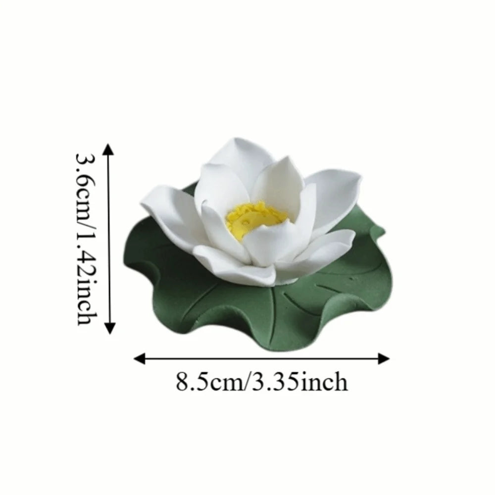 Lotus Censer Ceramic Vintage
