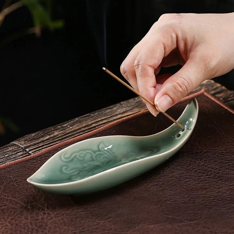 Elegant Ceramic Incense Stick Holder