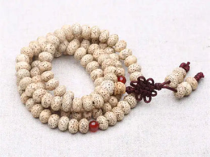 Beige Star Moon Lotus Bodhi Beads