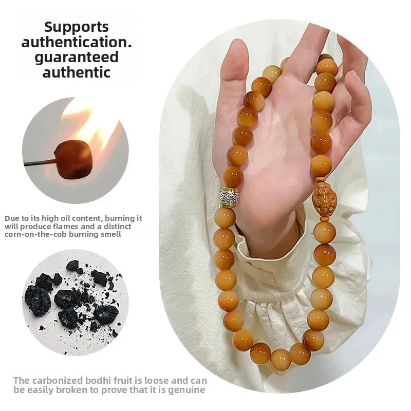 Natural Bodhi Seed Bracelet