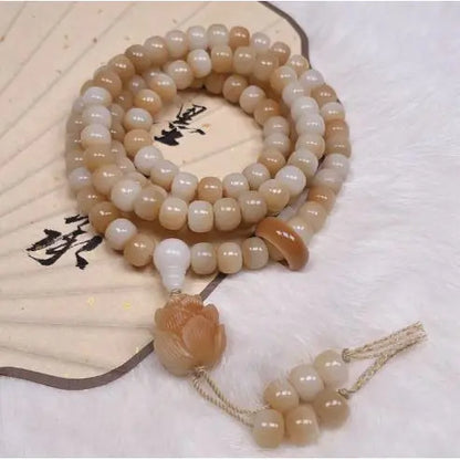 Bodhi Seed Prayer Bead Bracelet
